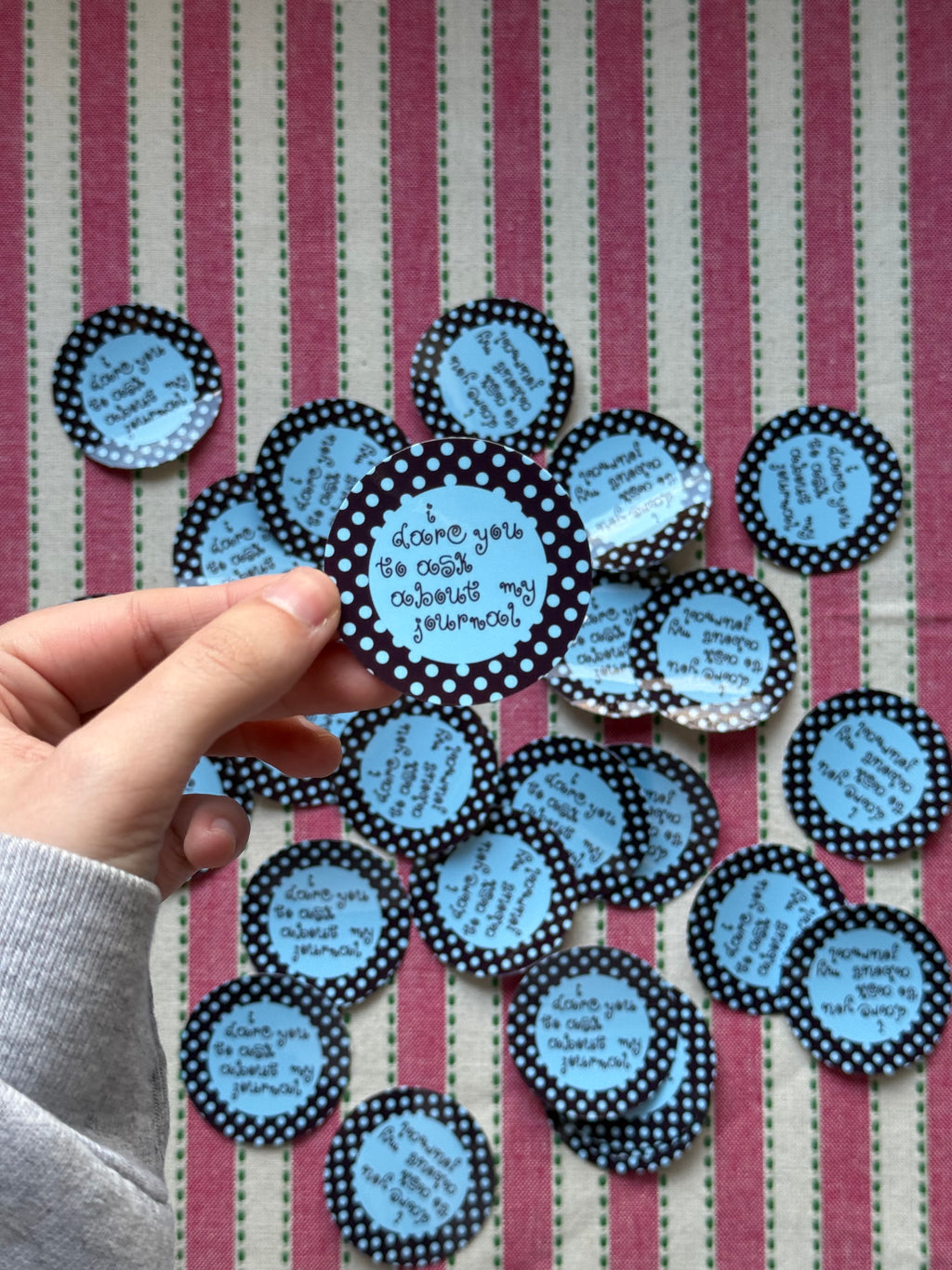 "I dare you" Die Cut Sticker