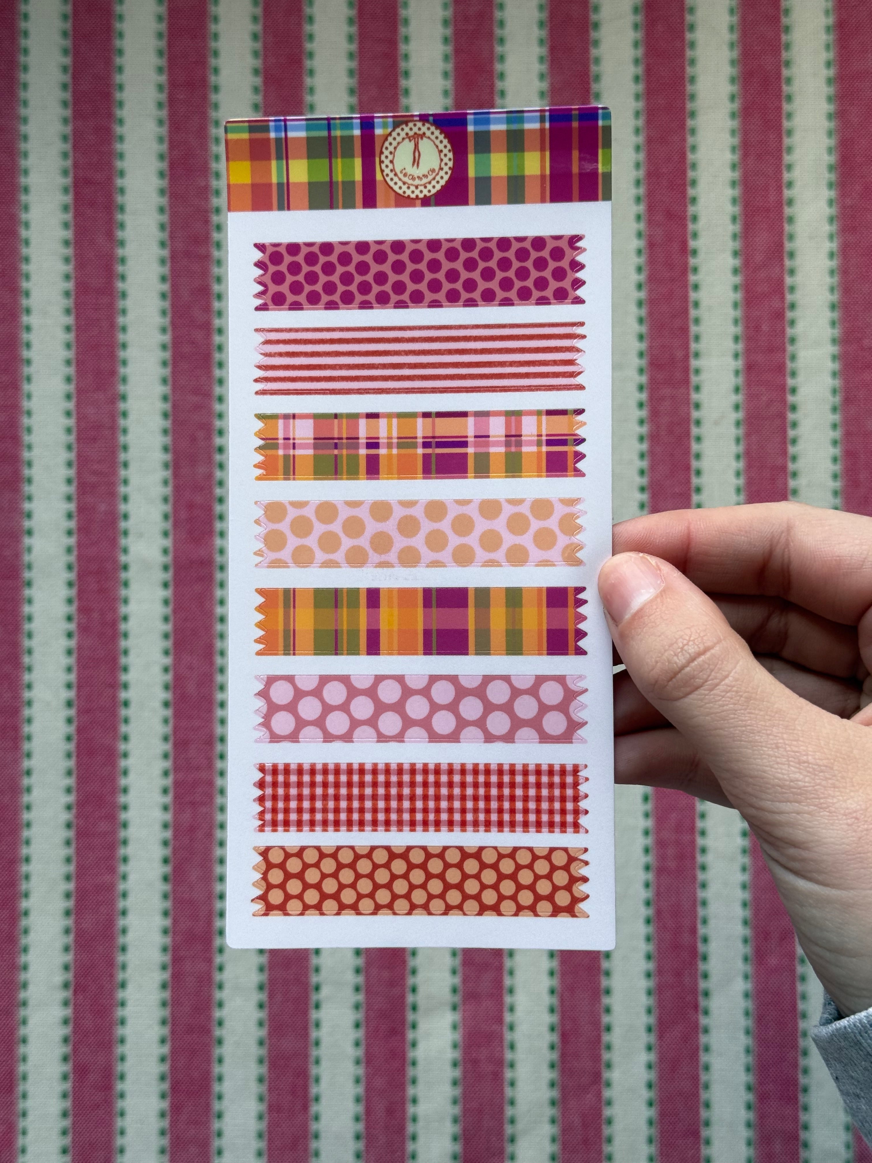 Spring Washi Sticker Sheet