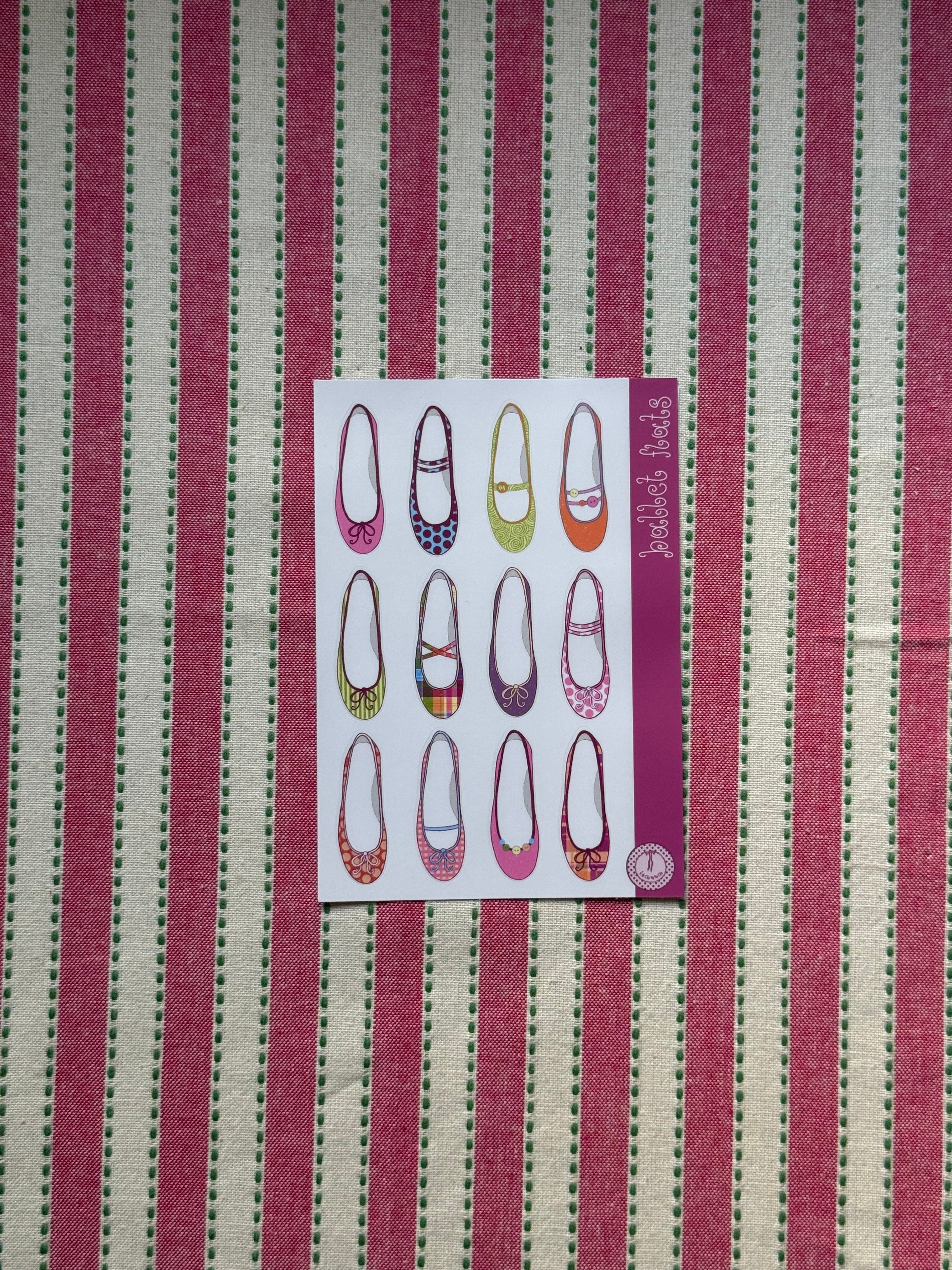 Ballet Flats Sticker Sheet