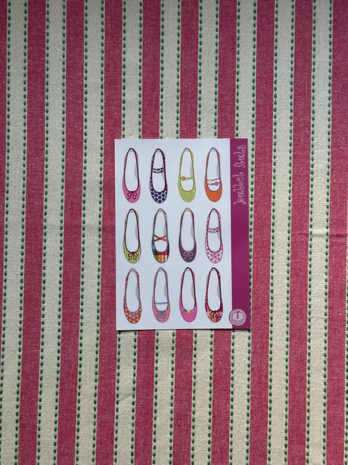 Ballet Flats Sticker Sheet