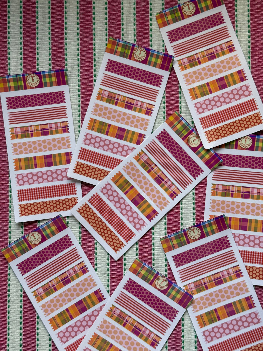 Spring Washi Sticker Sheet