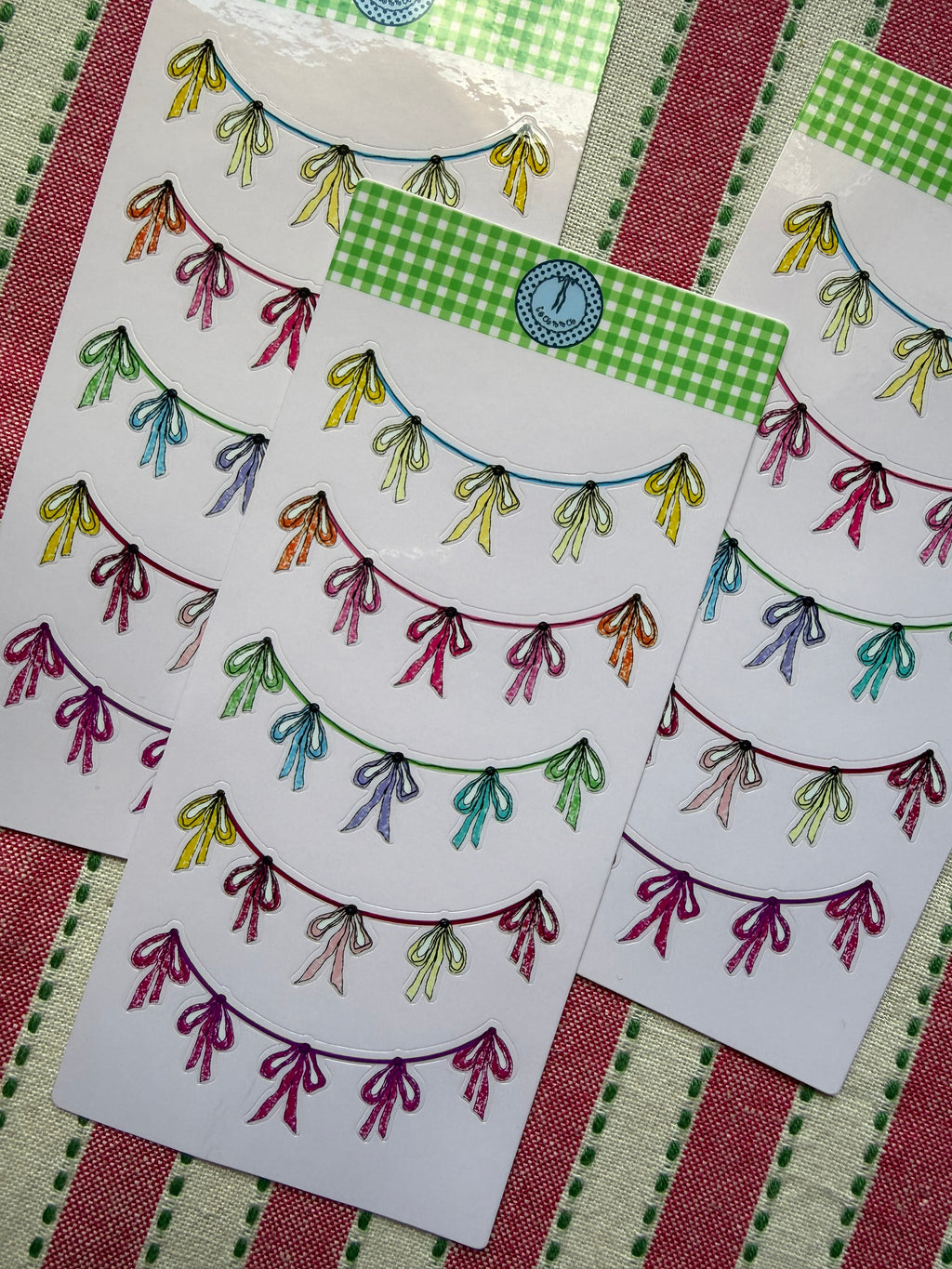 Bow Garland Sticker Sheet