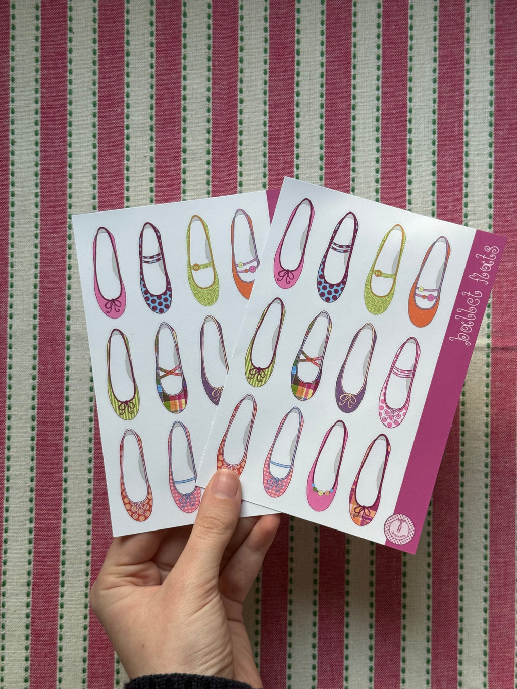 Ballet Flats Sticker Sheet