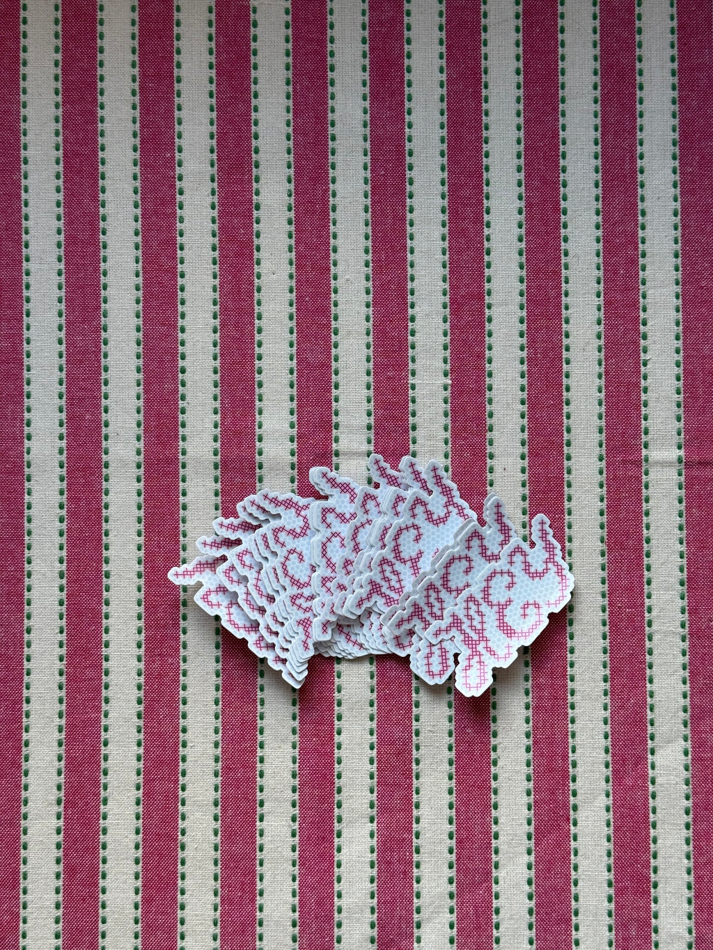 "HEY" Die Cut Sticker