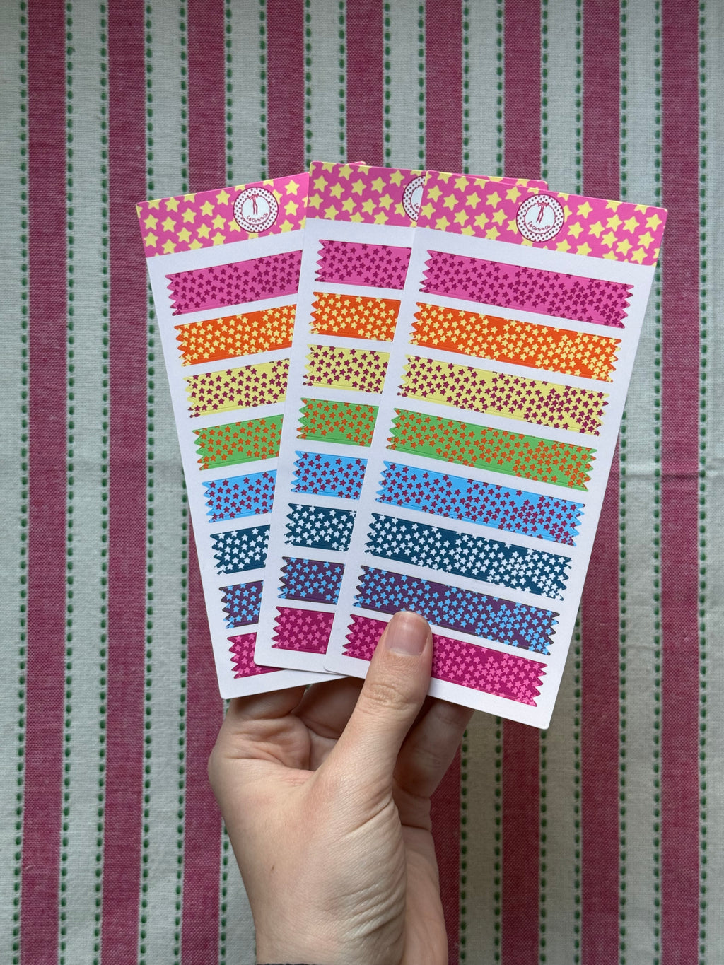 Star Washi Sticker Sheet