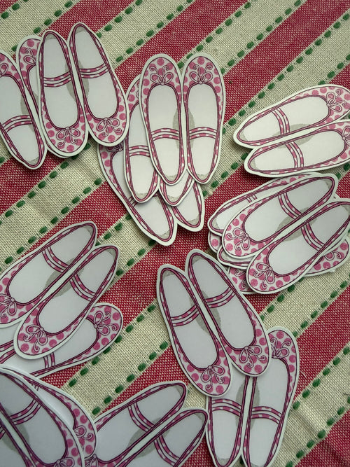 Ballet Flats Diecut Sticker