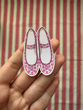 Ballet Flats Diecut Sticker