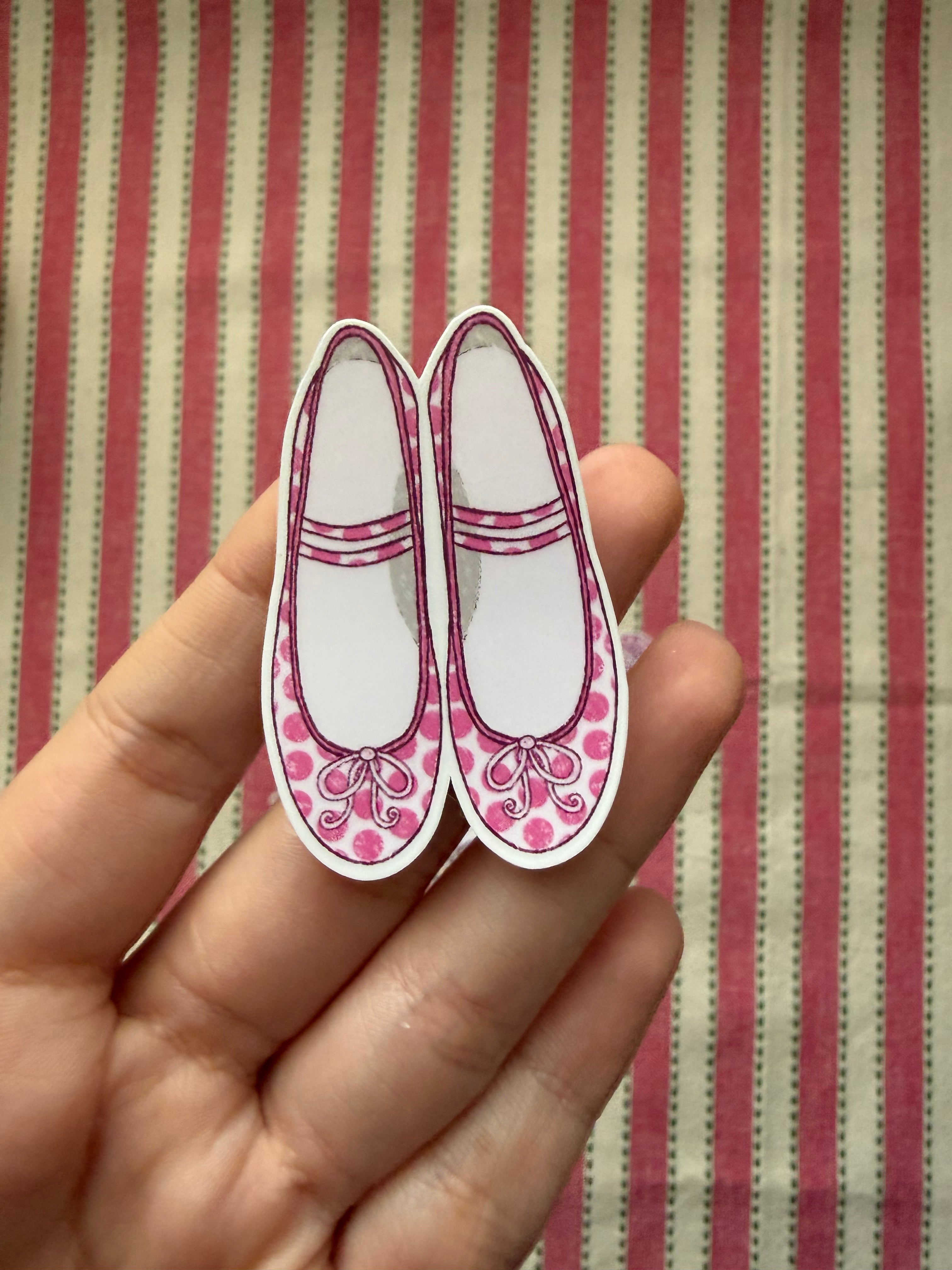 Ballet Flats Diecut Sticker
